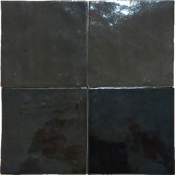 Nanda Tiles Коллекция MANARA CLAY Berber Black Gloss 10*10 см / Нанда Тайлс Коллекция Манара Клау Бербер Блек Глосс 10*10 см