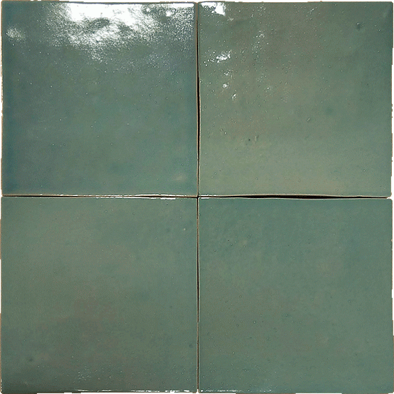Nanda Tiles Коллекция MANARA CLAY Tamir Turquesa Gloss 10*10 см / Нанда Тайлс Коллекция Манара Клау Тамир Туркуеса Глосс 10*10 см