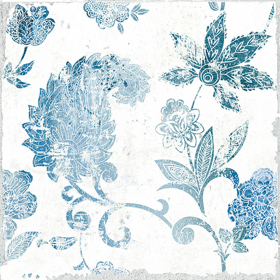 Nanda Tiles Коллекция FLORENTINA Celeste Satin 15*15 см  / Нанда Тайлс Флорентина Целесте Сатин 15*15 см